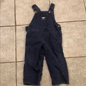 OshKosh Blue Corduroy Overalls 18M
